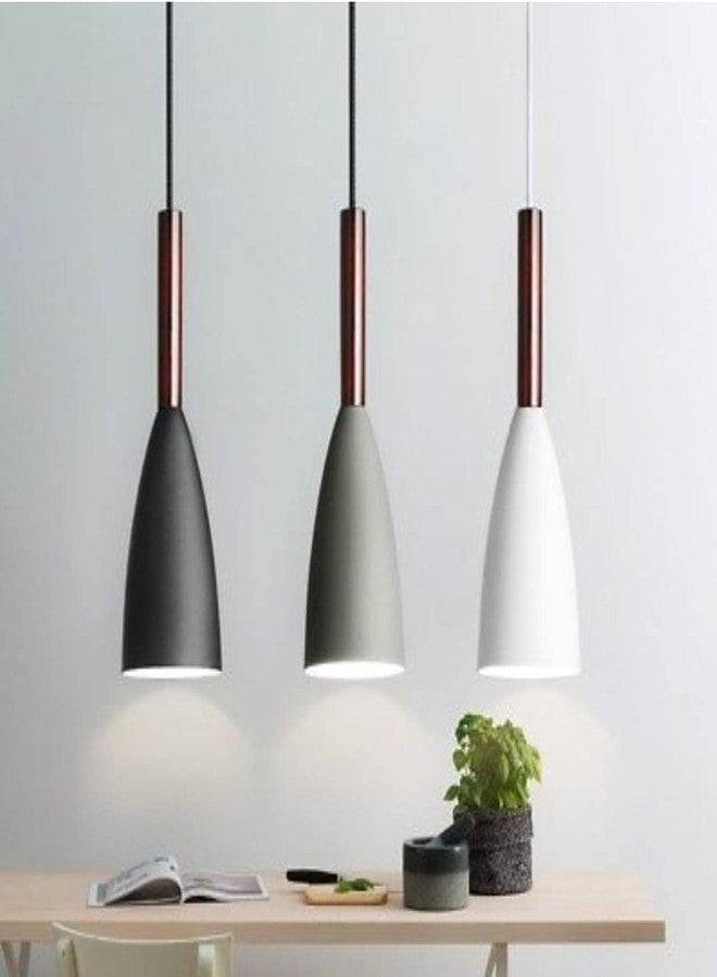 Lyse Decor مجموعة مصابيح معلقة من Lyse Decor لغرفة المعيشة/طاولة الإفطار، ومصابيح معلقة لجزيرة المطبخ/المكتب، ومصابيح معلقة لتزيين المنزل (عبوة من 3 قطع) - ارتفاع قابل للتعديل - Image 2